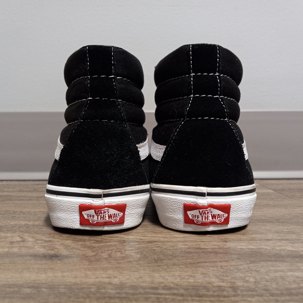 Vans Sk8-Hi Black/White High-Top Unisex Mens 7.5/Womens 9 - Picture 5 of 10